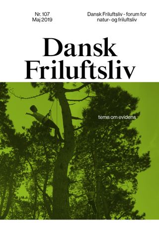 Forside af Dansk Friluftsliv nr. 107 — Evidens
