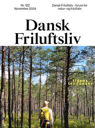 Forside af Dansk Friluftsliv nr. 122 — Tidens tendenser