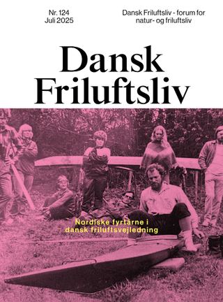 Forside af Dansk Friluftsliv nr. 124 — Nordiske fyrtårne i dansk friluftsvejledning