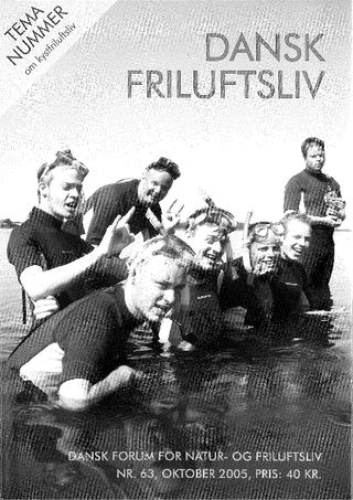 Forside af Dansk Friluftsliv nr. 63 — Kystfriluftsliv