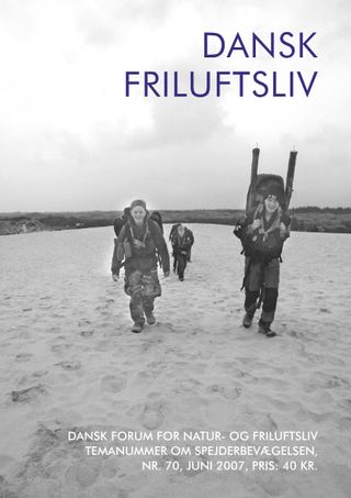 Forside af Dansk Friluftsliv nr. 70 — Spejderbevægelsen