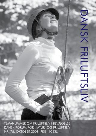 Forside af Dansk Friluftsliv nr. 75 — Friluftsliv i bevægelse