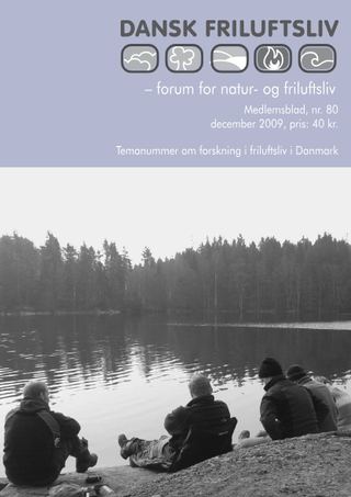 Forside af Dansk Friluftsliv nr. 80 — Forskning i friluftsliv i Danmark
