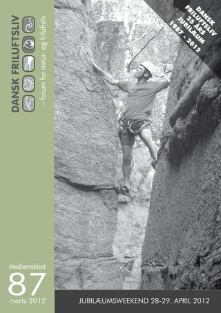 Forside af Dansk Friluftsliv nr. 87 — 25 års Jubilæumsblad