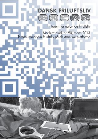 Forside af Dansk Friluftsliv nr. 90 — Friluftsliv på elektroniske platforme