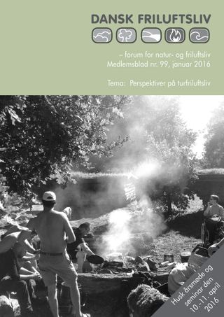 Forside af Dansk Friluftsliv nr. 99 — Perspektiver på turfriluftsliv