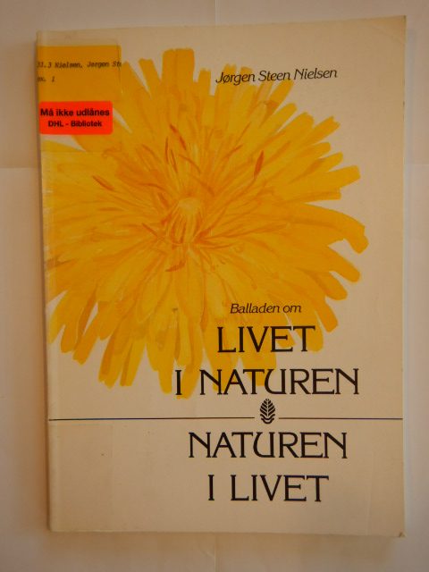 Forside: Balladen og livet i naturen, naturen i livet